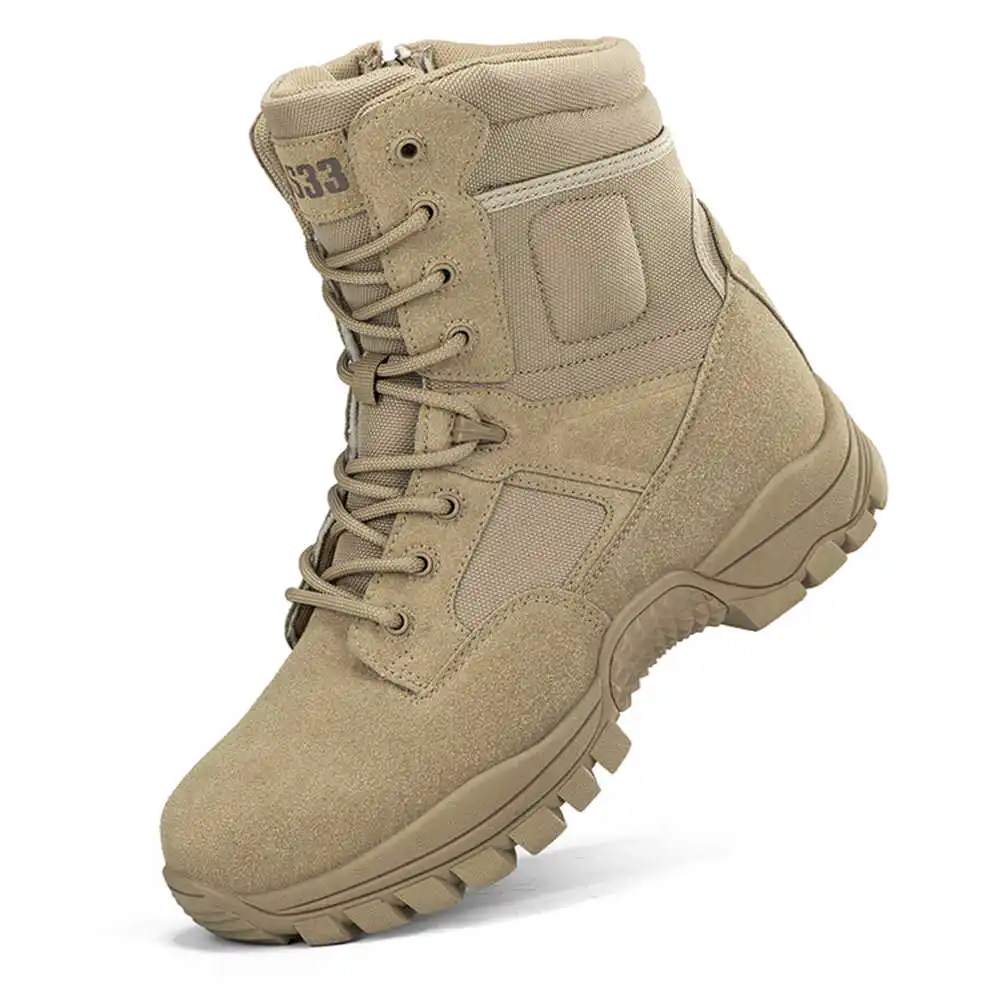 Streetwear Brand Global - Nonslip Genuine Leather Hiking Boots Designer