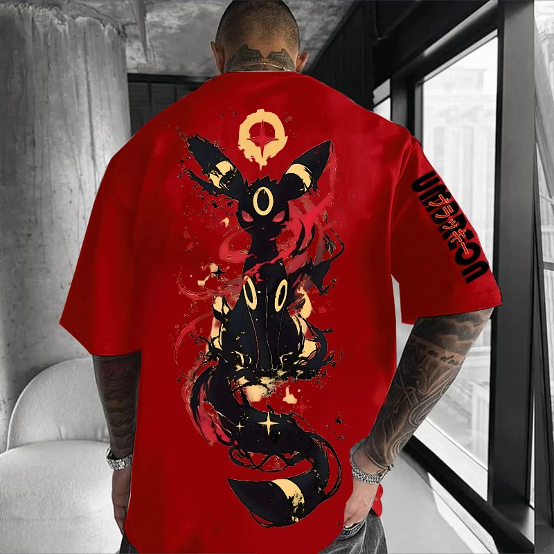 Streetwear Brand Shirts - Pokémon Co-branded Print T-shirt 2025 Summer