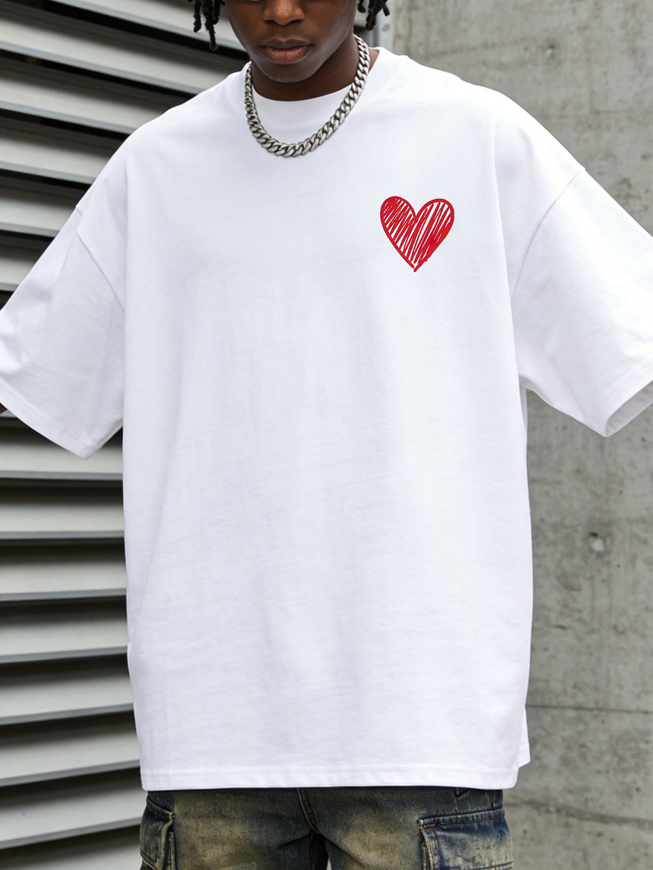 Men's Oversized Floral Streetw – обзор и цена Streetwear Brand With White Flowers
