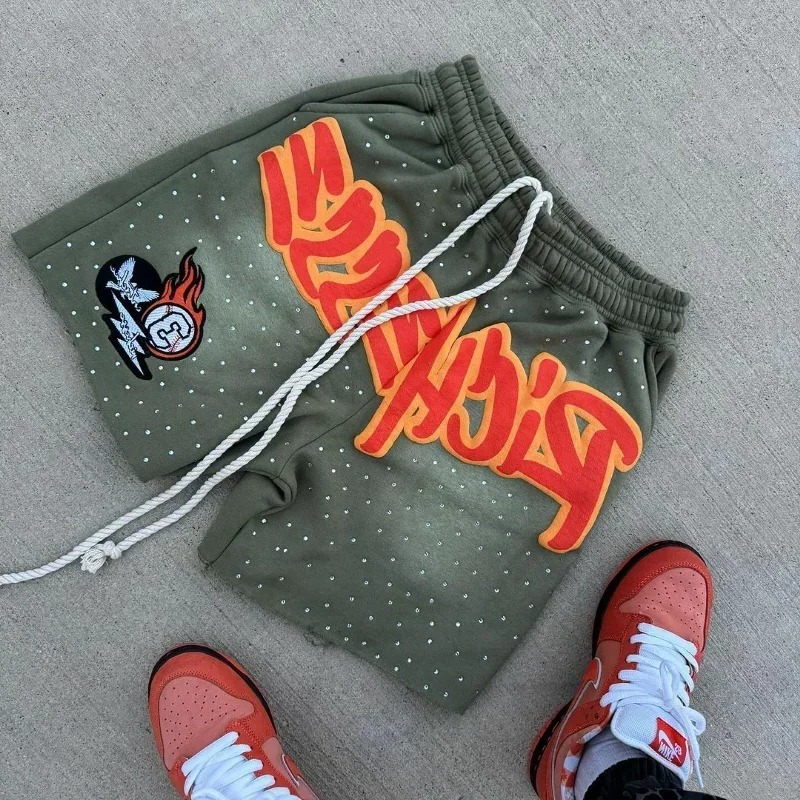 Y2K Harajuku Men's Shorts Lett – обзор и цена Fear Of God Essential