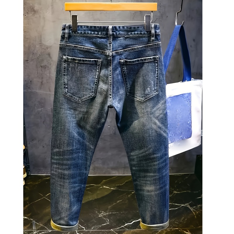 Retro Spliced ​​jeans Men's Tr – обзор и цена Streetwear Brand Book
