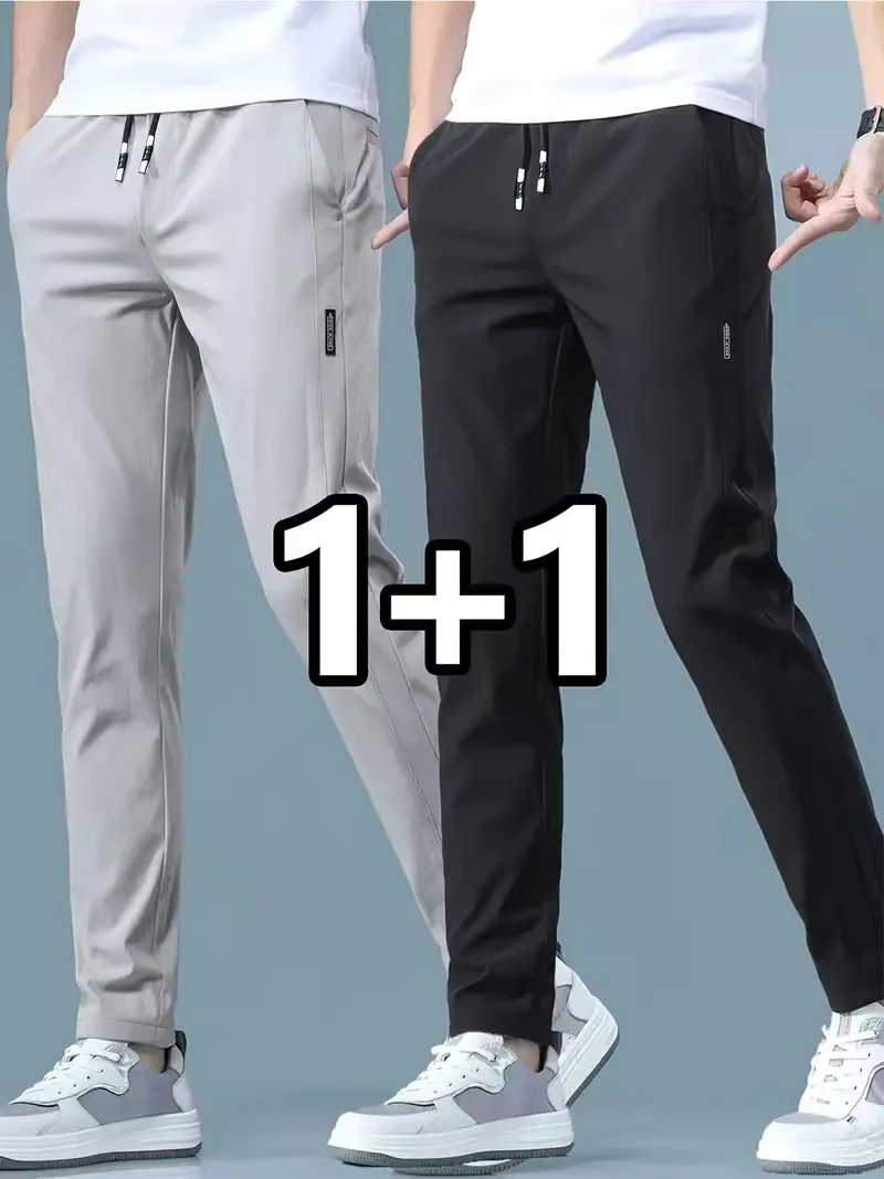2026 2 Pieces Men's Casual Ice – обзор и цена Streetwear Brand Joggers