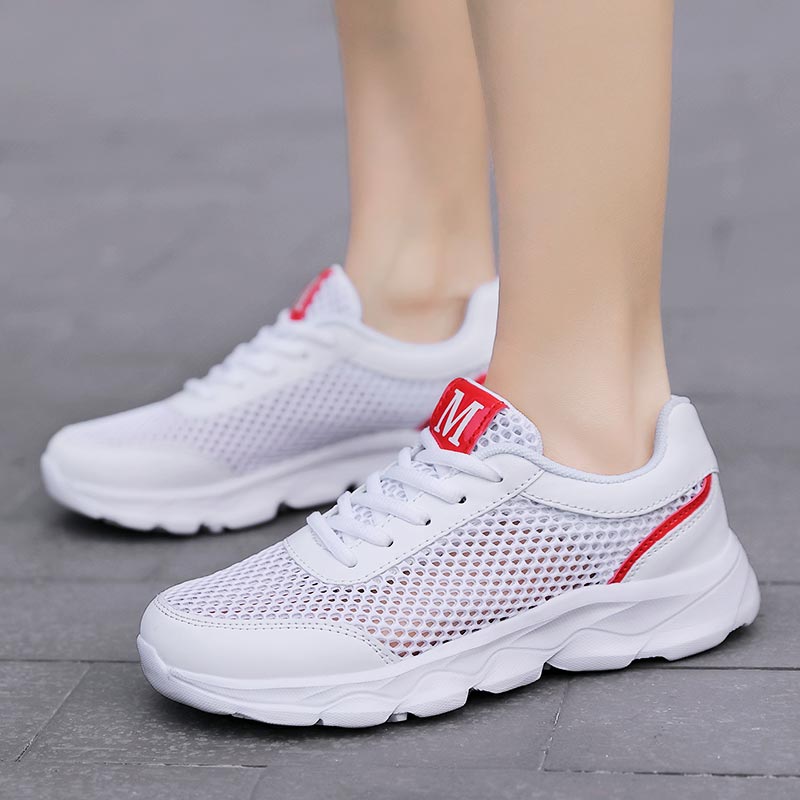 Summer Breathable Sneakers Wom – обзор и цена Streetwear Brand With White Flowers