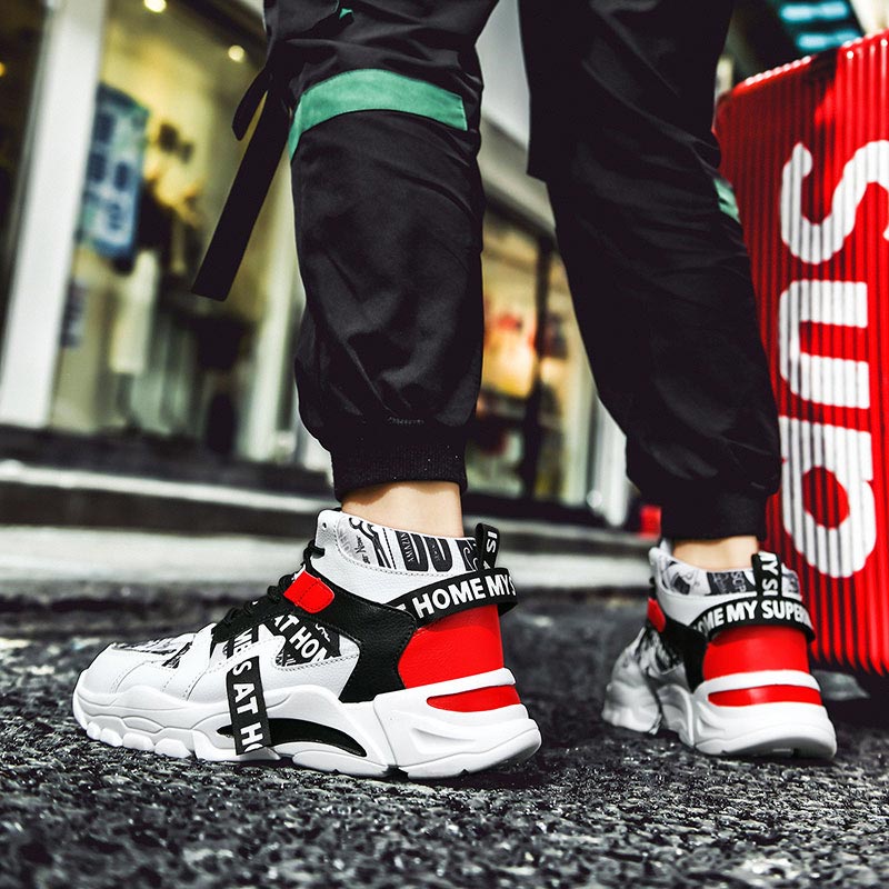 Large Size High Top Chunky Man – обзор и цена Streetwear Brand With White Flowers