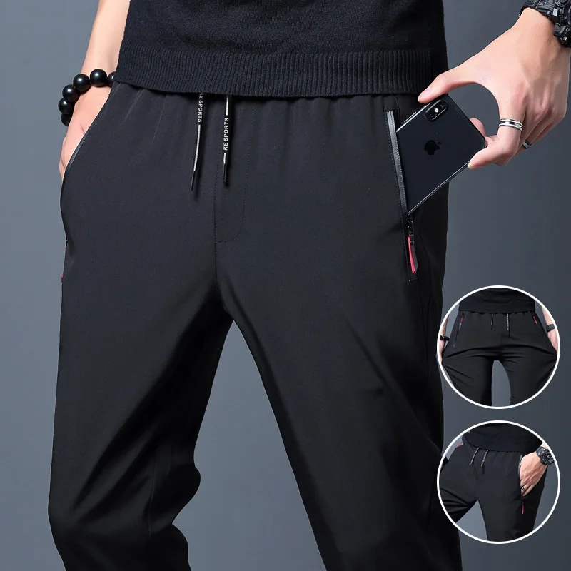 Men's Casual Pants Straight Sl – обзор и цена Streetwear Brand Joggers
