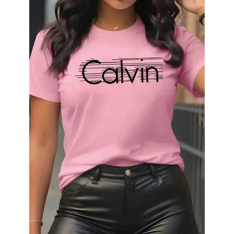 Calvin Women's T-Shirt Leisure – обзор и цена Streetwear Brand Shirts