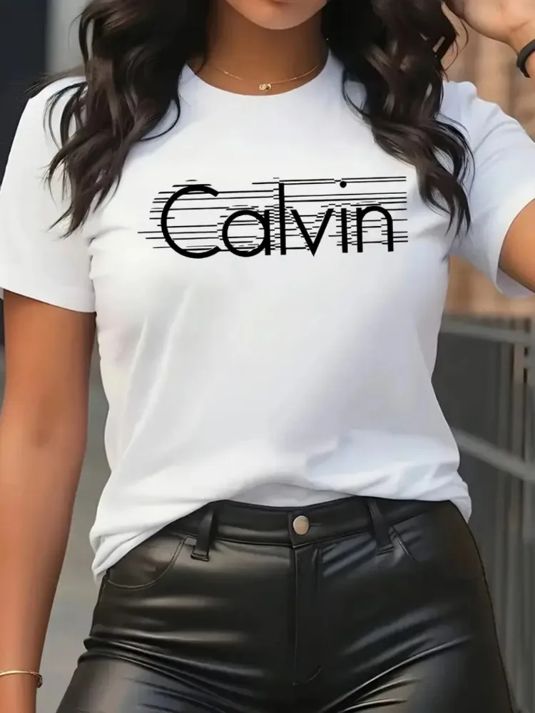 Calvin Women's T-Shirt Leisure – обзор и цена Streetwear Brand Shirts