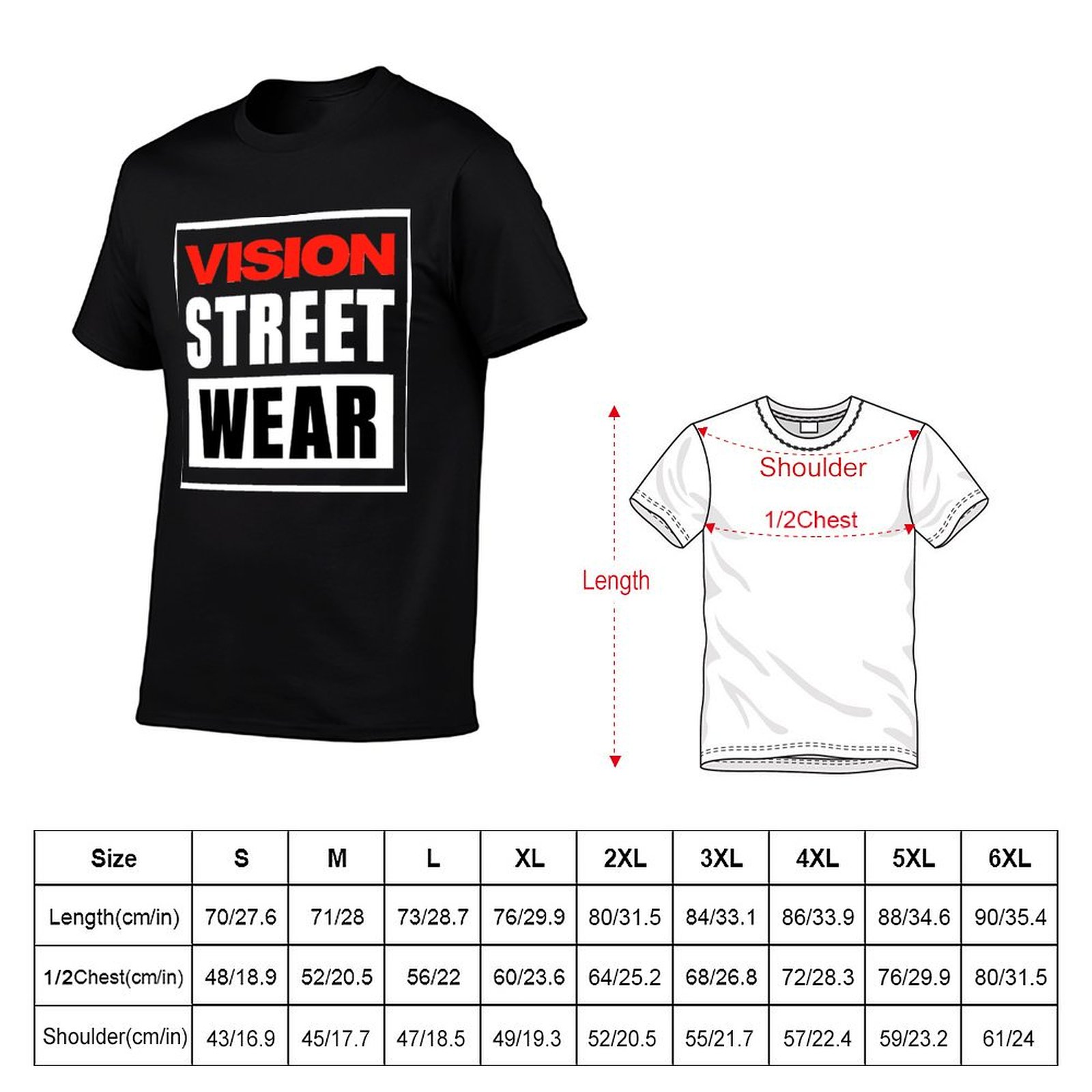 Vision Street Wear T-Shirt t s – обзор и цена Vision Streetwear Brand