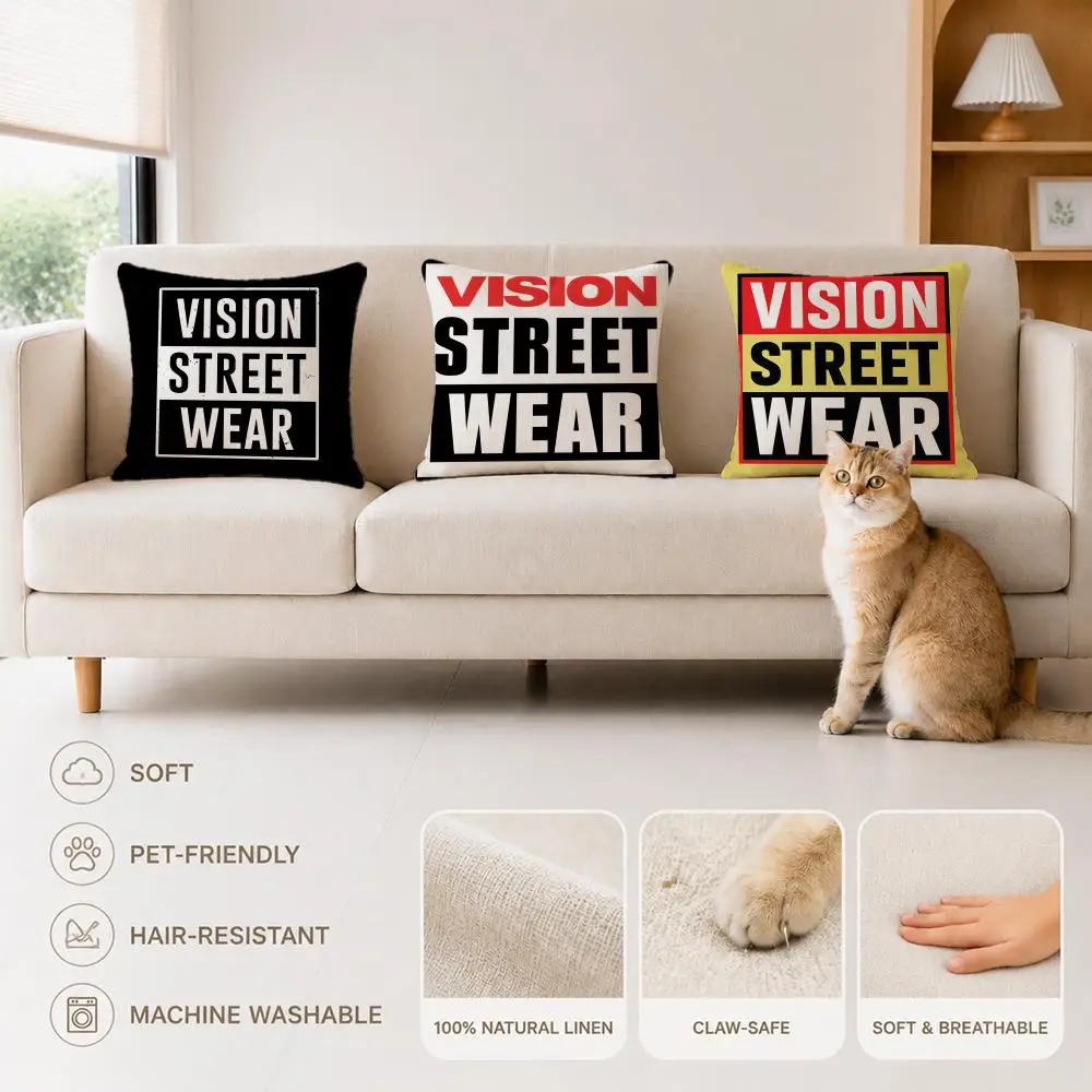 Cushions Covers Sofa Cat and d – обзор и цена Vision Streetwear Brand